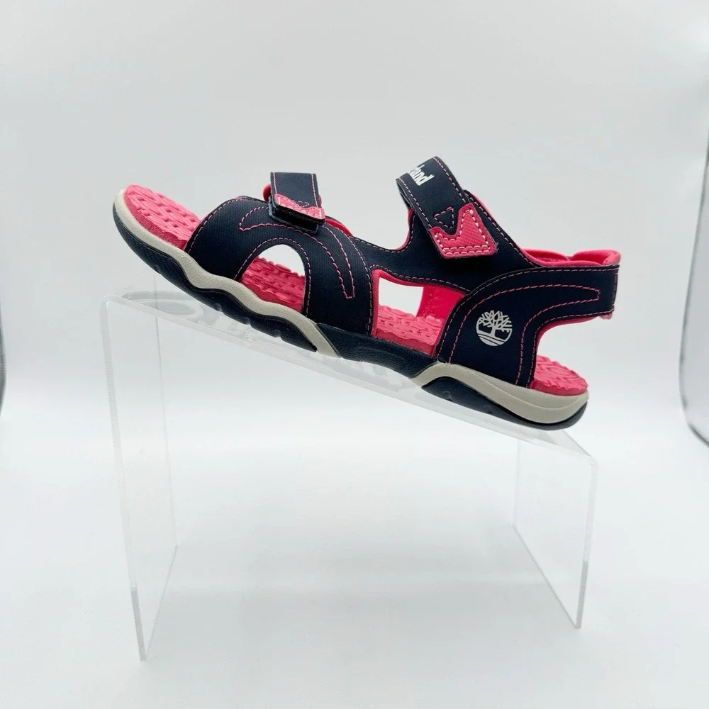 Timberland Adventure Seeker Strap Sandal Girls Navy Pink Size 5 Kids